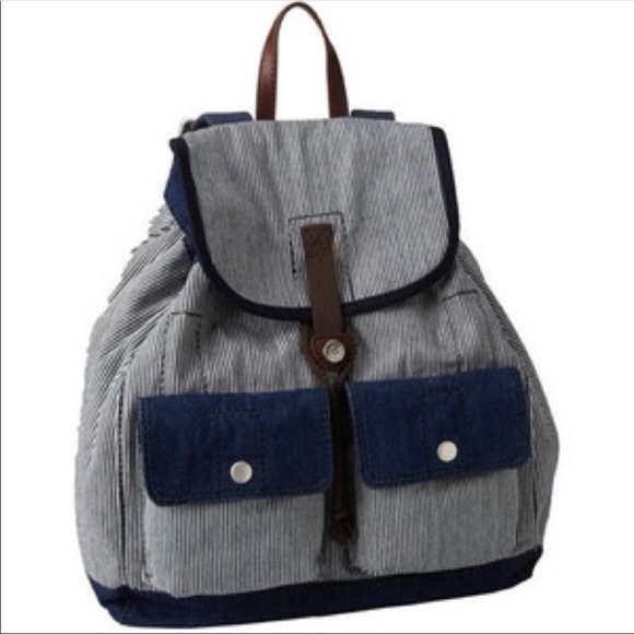 Lucky Brand Bags Lucky Brand Striped Backpack Poshmark